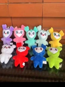 K-Pop Twice Plush Toy Lovely Korean Doll Pendant Keychain - 藍色 - 查看 5