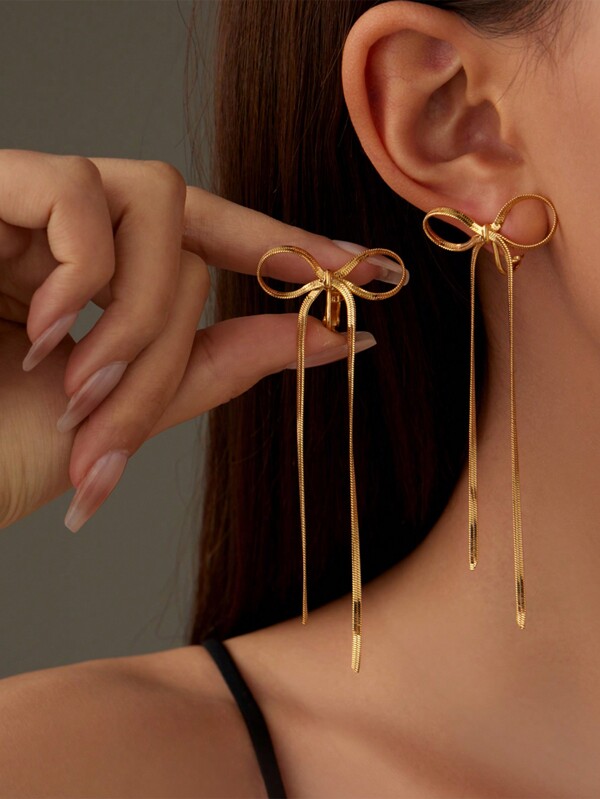 2 peças/1 par de brincos de borboleta banhados a ouro 18K, design elegante, sem necessidade de piercing, adequados para o Dia dos Namorados, presente de férias