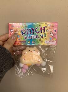 Random Color & Style Hamster Squeeze Toy, Stress Relief Cute Cartoon Mouse TPR Soft Squeeze Toy,Squishie,Slime,Stocking Stuffers For Teens - Multicolor - View 4