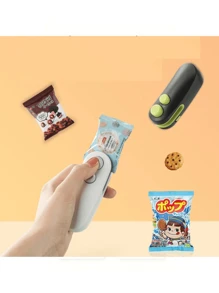 Mini Snack Bag Sealing Machine, Rechargeable 2-In-1 Bag Heat Sealing Machine, With Chip Cutter, Plastic Bag Resealing Machine To Keep Food Fresh, Small Sealing Machine With Blade, Hot Vacuum Sealing Machine, USB Charging Sealing Machine, Food Storage Sealing Machine