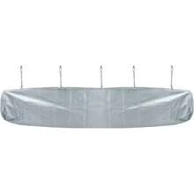 Refugio para Patio, Cubierta de Repuesto Impermeable para toldo para Patio, Cubierta de Techo para toldo de Patio, Cubierta de Repuesto Oxford Resistente para Muebles de Patio (Gris, Tamaño: 2,5 m)