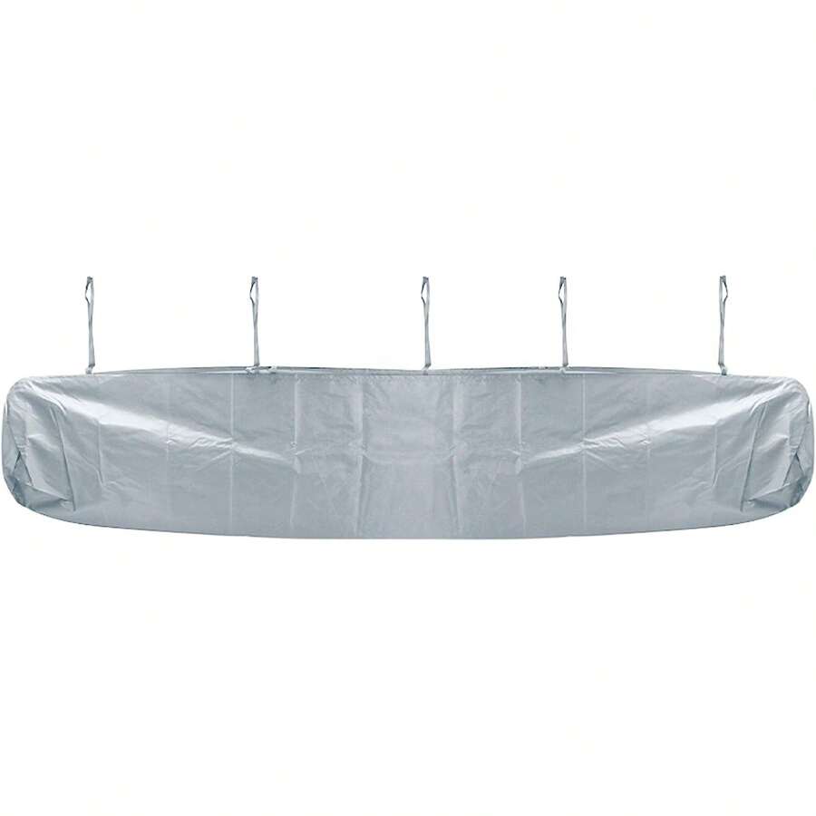 Refugio para Patio, Cubierta de Repuesto Impermeable para toldo para Patio, Cubierta de Techo para toldo de Patio, Cubierta de Repuesto Oxford Resistente para Muebles de Patio (Gris, Tamaño: 2,5 m)