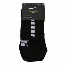 Nike 2024 Men's And Women's U NK ELITE MID Sports Socks SX7625-013 - Black - View 2