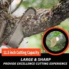 58CC Pole Saw Gas Powered, 2-Cycle Gas Pole Chain Saw 16-Foot Extendable Reach 11.5-Inch Cutting Bar Long Tree Trimmer Gas Pole Saws For Tree Trimming, Branches Pruning,Garden Tools