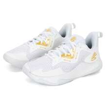 Under Armour Unisex Basketballschuhe Curry HOVR Splash 3 Low-Top Sportschuhe, empfohlen 0,5 oder 1 Größe größer zu bestellen (3026275-101)