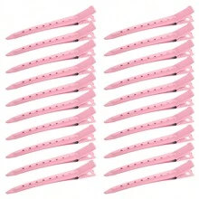 20/10/5Packs Duck Bill Clips, Bantoye2.8Inches Rustproof Metal Alligator Curl Clips With Holes For Hair Styling, Hair Coloring ,Festivals+