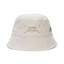 Adidas 2024 女士 MH BUCKET SE 渔夫帽，简约时尚休闲，适合日常穿着 - 米色 - 查看 1