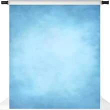 2D Flat Blue Pink Turquoise Grey Four-Color Photography Background Character Photography Background Portrait Photography Background Studio Prop Vinyl - Multicolor - View 2