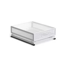 Cabinet Organizer On Wheels-Versatile Storage Solution For Kitchen, And Bedroom-Durable Metal, Open Top Design, Baskets, Bins And Containers For Home Organization; - White - View 6