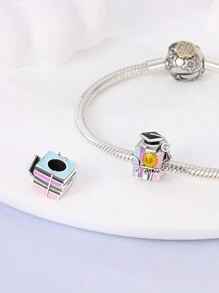 STYFNE 1 pieza Colgante de plata con decoración de birrete de graduación, diploma, girasol y libro de la serie de graduación, adorno hecho a mano, pequeño regalo de todos los días para la novia, mejor amiga - Plateado - Ver 12