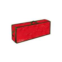 1 pieza Organizador portátil a prueba de desgarros para envolver regalos, bolsa de almacenamiento de papel de regalo navideño con bolsillos interiores, accesorios navideños, para el Día de la Madre, regalos de dama de honor, regalos de graduación, regalos de cumpleaños, regalos de boda