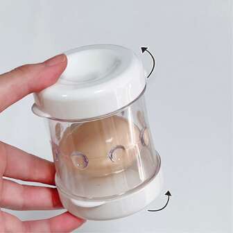 Peleur d'œufs automatique portatif - Éplucheur de coquille rapide et facile pour œufs durs, ustensile de cuisine en plastique pour la maison/le restaurant/l'extérieur, agitateur d'œufs, parfait pour faire des salades, sans pile, bonne qualité, gain de temps