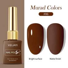 6Colors 15ml Gel Nail Polish Series Starter Pure Soak Off No Wipe Nail Gel Polish Suitable For All Seasons