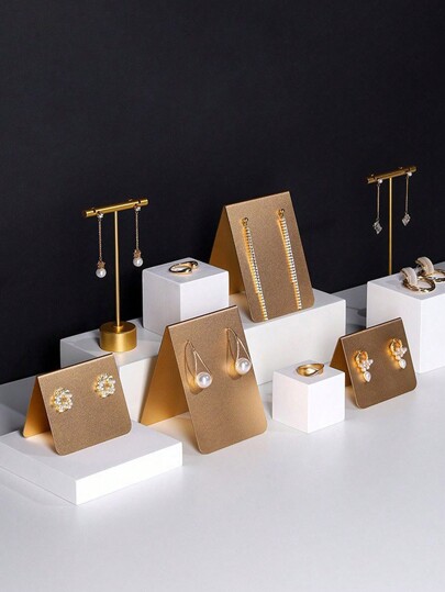 1 peça/2 peças suporte de metal para pendurar brincos em barra em T suporte para exibição de joias suporte para brincos