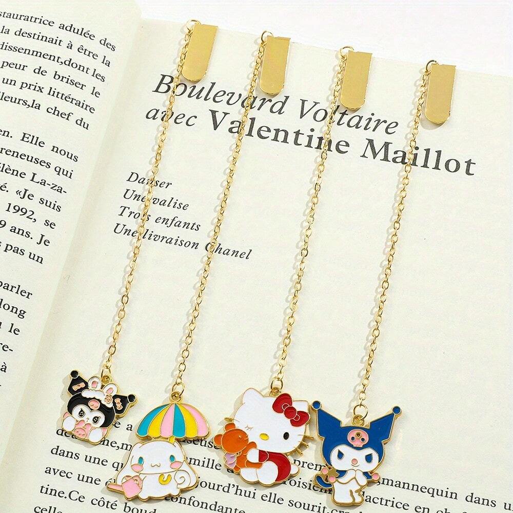 Sanrio Sanrio Hello Kitty Bookmark Adorable Metal Charm Bookmark Featuring Kitty, And Characters ...