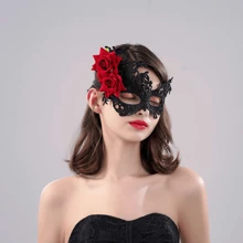 1pc Rose Lace Mask, Party Supplies