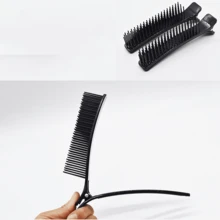 Salon Hair Styling Clips, Long Invisible Creaseless Partition Positioning Cut Hair Clips, Large Hair Care Tool - Multicolor - View 2