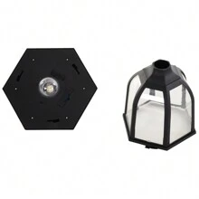 Outsunny Outsunny Outdoor Garden Solar Post Lamp Sensor Light  LED Lantern Bollard Pathway Torch Light 1.77m Tall