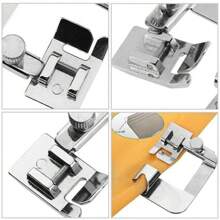 Rolled Hem Foot, Hemmer Presser Foot, Sewing Machine Attachment For Brother, Singer, Domestic Machines, Durable Metal Construction, Easy Installation - View 3