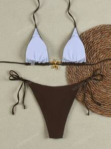 Sexy Starfish Print Women Bikini Summer