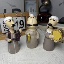 1 件树脂乐器兄弟装饰品，适合节日装饰装饰生日毕业最佳礼物 - 彩色 - 查看 2