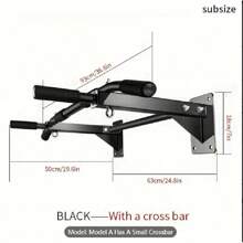 1pcs Wall Mounted Pull-Up Bar For Home Gym Training, Chest And Arm Muscle Exercise