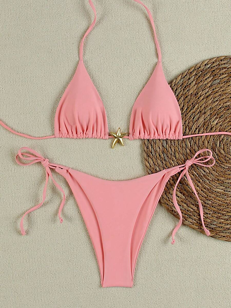 Sexy Starfish Print Women Bikini Swimwear Summer