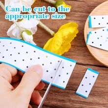 5/10 Sheets Double-Sided Wig Tape With Hole, Waterproof Toupee Tape For Lace Wigs, Breathability Lace Glue Adhesive Tape For Hair Pieces Hair Extension