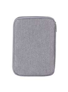 旅行电子产品收纳包，便携式线缆收纳袋，用于存放电子配件，如线缆、手机、充电器、U盘、移动电源、硬盘（黑色/灰色/海军蓝/浅蓝色/酒红色/紫色）