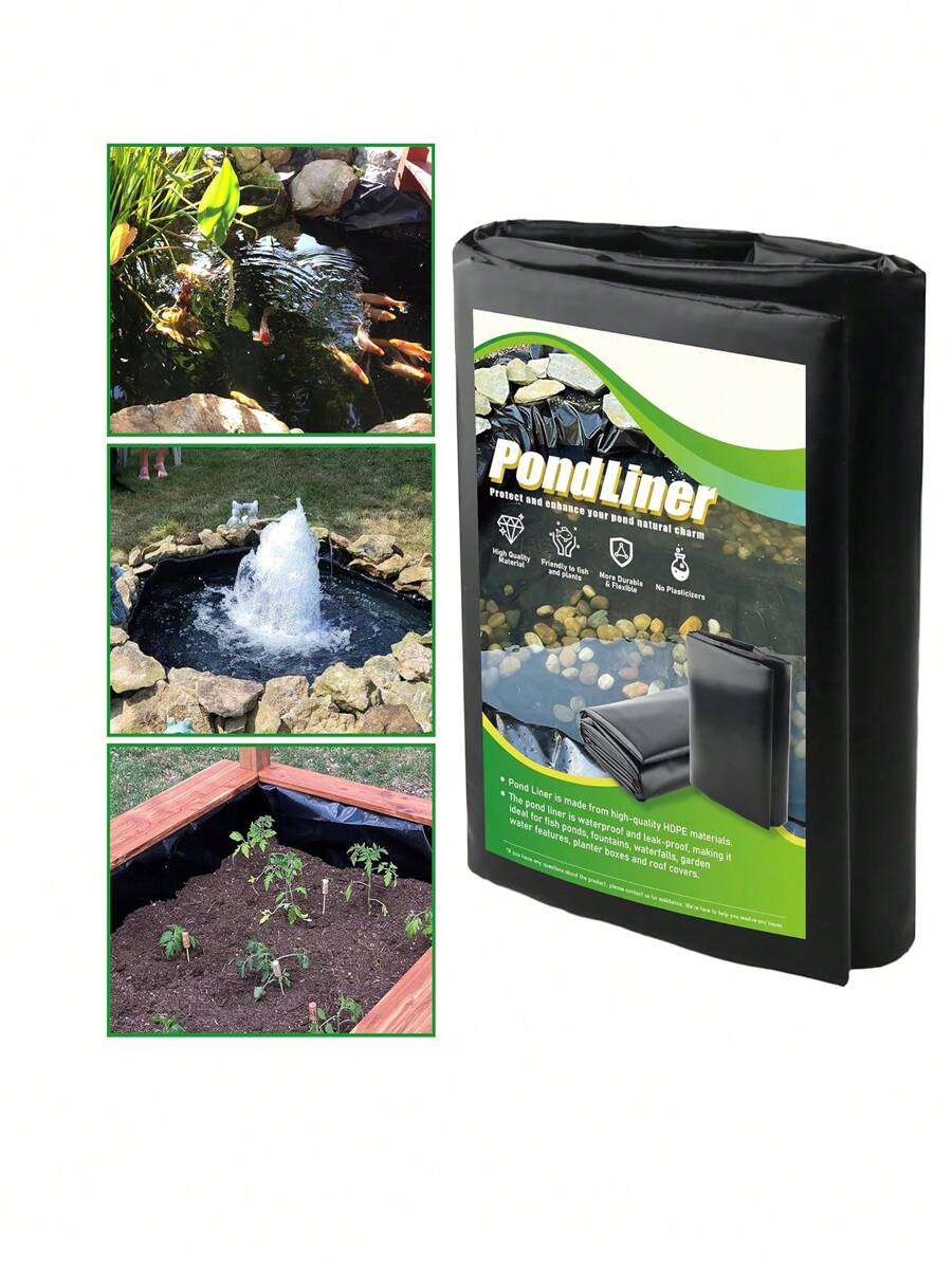 0,2 mm dicke Teichfolie für kleine Pools, Bäche, Brunnen
