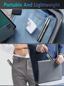 1Pc Nose & Ear Hair Trimmer: Pain-Free Rotary Technology With USB Fast Charging & Washable Head. Suits Eyebrow, Facial & Body Grooming. It Delivers Smooth Shaving, Fits Small Bags, Lasts Long, Suits Face. Ideal For Travel, Gym Bag & Daily Use. Essential For Well-Groomed Men & Women.