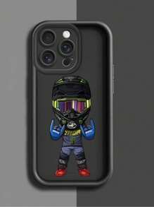 1 szt. Etui na telefon z nadrukiem motocyklowym z kreskówkowym motywem, kompatybilne z 'em, kompatybilne z modelami 'a, najlepszy prezent dla przyjaciół, rodziny i dziewczyny