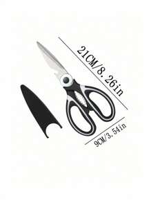 1 Stück Edelstahl Mehrzweck-Küchenschere, strapazierfähige Geflügelschere für Hähnchen, Ente, Fischgräten, Fleisch, Lebensmittelschneiden