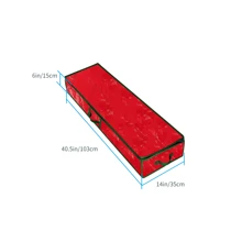 1 pieza Organizador portátil a prueba de desgarros para envolver regalos, bolsa de almacenamiento de papel de regalo navideño con bolsillos interiores, accesorios navideños, para el Día de la Madre, regalos de dama de honor, regalos de graduación, regalos de cumpleaños, regalos de boda