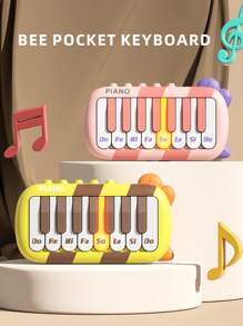 1 pieza Mini Piano de Bolsillo, Teclado Electrónico, Juguete Musical Sonoro para Niños, Juguete de Bebé - Multicolor - Ver 2