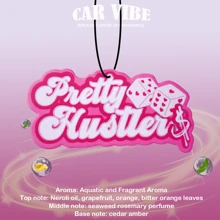 創意汽車車用香薰，車後視鏡掛香擺件，車內飾品，適用於送給朋友或妻子的禮物 - 塗鴉PRETTY - 查看 1