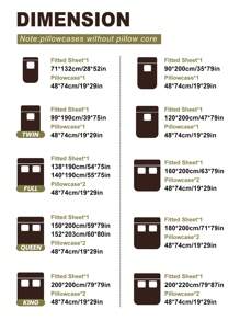 2/3pcs Waterproof Bedding Set, Soft & Comfortable Bedroom Bedding, Solid Color Bed Sheet Set, Fitted Sheet, Suitable For Double Bed, Queen Bed, King Bed, Bedroom, Dorm (1pc Fitted Sheet And 1/2pc Pillowcase) - Camel - View 3