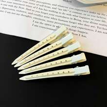 20/10/5Packs Duck Bill Clips, Bantoye2.8Inches Rustproof Metal Alligator Curl Clips With Holes For Hair Styling, Hair Coloring ,Festivals+