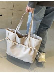 Personalized Custom Embroidered Name Large Nylon Shoulder Bag Tote Handbag For Women Bags Ladies - Multicolor - View 5