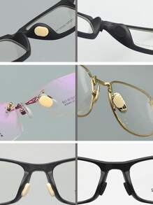 40pcs Eyeglasses Nose Pads Foam Cushions, High Nose Bridge Adhesive Pads, Pressure Relief, Anti-Slip, Nose Pad Accessories - Multicolor - View 4