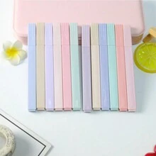 Pixuri colorate cu gel fluorescent Morandi, Pixuri pentru evidențiere pastel Macarons pentru protecția ochilor, Pixuri colorate pentru jurnal, Rechizite pentru întoarcerea la școală pentru studenți