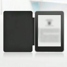 Kindle Paperwhite 超透明亚克力保护套，TPU 软垫保护，自动唤醒/睡眠 - 黑色 - 查看 5