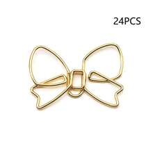 10PCS/24PCS/50PCS Butterfly Paper Clips, Fixed Book Paper Clips, Creative Design, Minimalist Learning Gifts, Stationery, Multiple Options Suitable For Organizing Office Stationery And Daily Office Decoration Paper, Mother's Day Gifts, And Perfect Holiday Gifts,Back To School,School Supplies