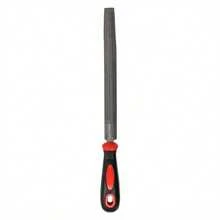5pc 8" Inch Engineers File Set For Metal Round Flat Triangular Half Round Square, Tools For Men - Red,Black - View 10