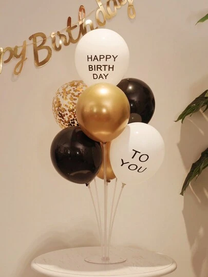 生日气球套装、桌面装饰、派对装饰