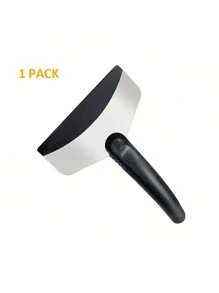 1pc Car Ice Scraper With Long Handle, Frost Remover Brush, Stainless Steel Windshield Snow Shovel Cleaning Tool For Cars, Trucks, SUVs In Winter