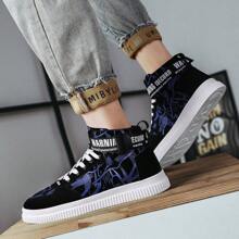 Men's Casual Shoes Low-Top White Shoes Sneakers Men's Shoes New Sneakers Four Seasons Casual Korean Shoes - dark blue - View 3