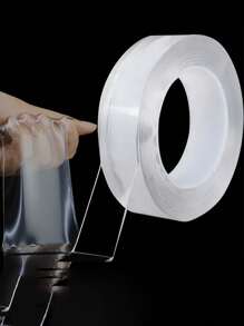 1PC Double-Sided Tape Can Be Used On Both Sides, More Solid Than Hooks Can Be Washed, Double-Sided Tape Without Traces, Do Not Damage The Walls, Items, Tape Adhesive, Multi-Scene Reusable Waterproof Double-Sided Tape