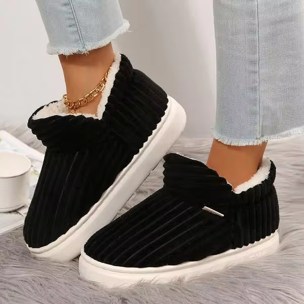 VEDAXIN Soft & Cozy Women's Cotton Slippers - Comfortable Indoor House Shoes
