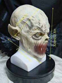 1pc Zombie Mask Natural Latex Vampire Party Mask PROM Party Dress Up Props Mouseless Spirit